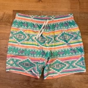 Chubbies Men’s En Guego 5.5” Aztec Swim Shorts Sz L